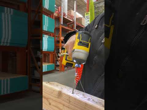 Use the DCF809 Dewalt impact driver for long screws.