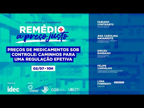 WEBINAR | Preços de medicamentos sob controle: caminhos para uma regulação efetiva