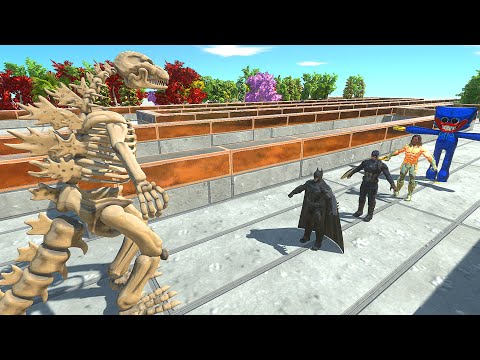 GODZILLA SKELETON DEATH RUN ATTACK - Amimal Revolt Battle Simulator