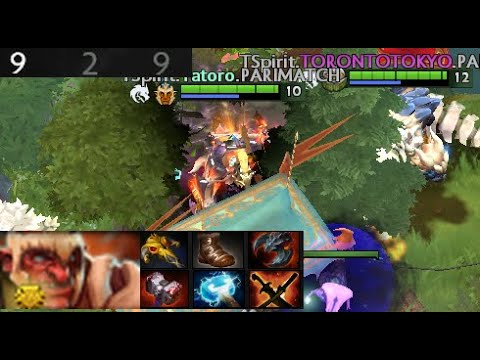 Yatoro - Troll Warlord | Fnatic vs Team Spirit  (game 1) BO2 | The International 2021