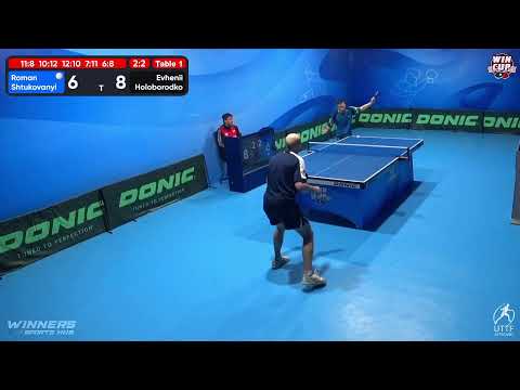 22:30 Roman Shtukovanyi 2-3 Evhenii Holoborodko West 5 WIN CUP 24.11.2022 | TABLE TENNIS WINCUP