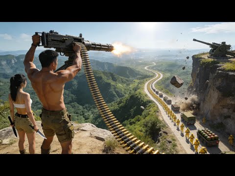 日军偷袭游击队基地引爆激战，遇到小兵竟是最强枪王将日军全歼！