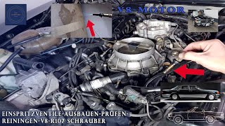 Demontaż wtryskiwaczy V8 i test na przyrządzie — co mówi obraz rozpylania
