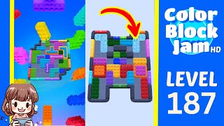 Solusi Level 187 Color Block Jam