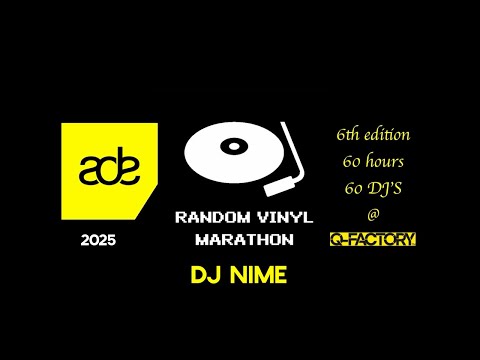 ADE Random Vinyl Marathon 2025 - DJ NiMe