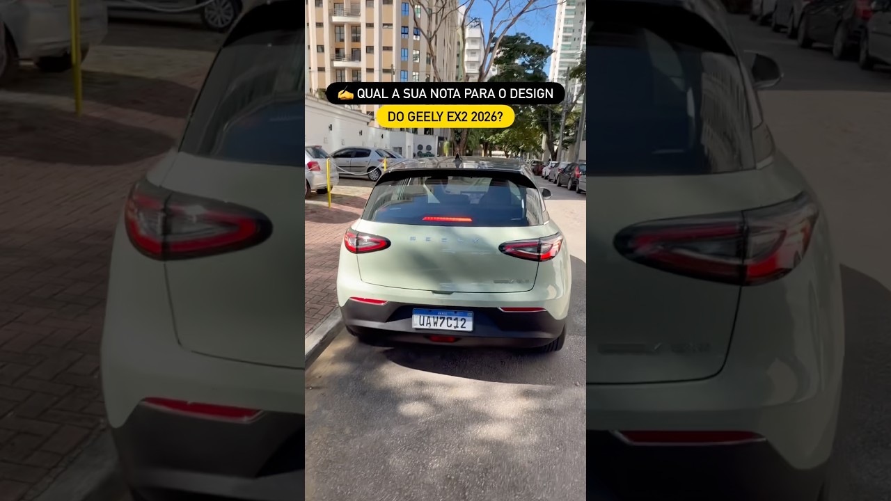 ✍️ QUAL A SUA NOTA PARA O DESIGN DO GEELY EX2 2026?