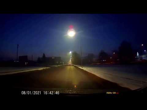 Zimowa droga krajowa 72 na trasie Łódź - Turek