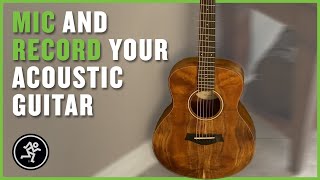Video thumbnail for How to Mic an Acoustic Guitar - Mackie Producer Bundle by MackieTV