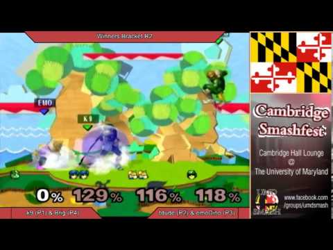 UMD Smashfest 2/7/14 - k9 & Brig vs tdude51 & emoDinosaur Winners Finals