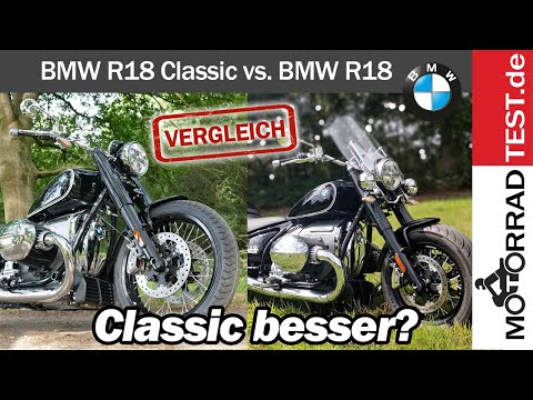 BMW R18 vs. BMW R18 Classic | Vergleich: Worin liegen die Unterschiede der beiden Cruiser von BMW?