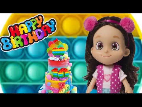 Maria Clara 10 anos, festa pop it