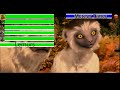 Disney Dinosaur Meteor Scene With HealthBars