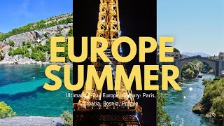 Ultimate 7-Day Europe Itinerary: Paris, Croatia, Bosnia, Prague | Must-See Bucket List Destination