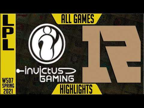 IG vs RNG Highlights ALL GAMES | LCK Spring 2020 W5D7 | Invictus Gaming vs royal Never Give Up