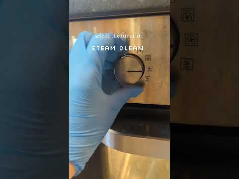 How to use the steam clean function on Samsung ovens. #deepcleaning #ovencleaning #steamcleaning