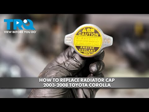 How to Replace Radiator Cap 2003-2008 Toyota Corolla