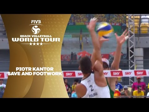 Волейбол Kantor’s fancy footwork — FIVB World Tour 2017 Rio