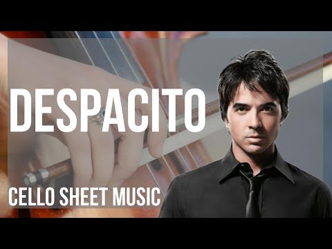 SUPER EASY Cello Sheet Music: How to play Despacito by Luis Fonsi
