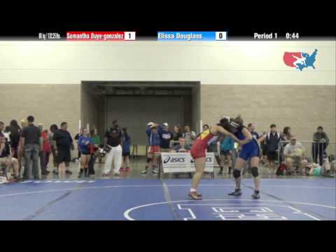 FILA Cadet 60 kg / 132.25 lbs. - Samantha Ouye-gonzalez vs. Elissa Douglass