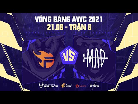 TEAM FLASH vs MAD TEAM | FL vs MAD - VÒNG BẢNG AWC 2021 | BẢNG A NGÀY 21/6