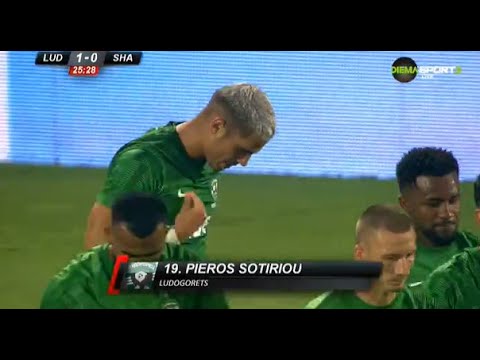 Ludogorets 1-0 Shamrock Rovers GOOOL! Pieros Sotiriou