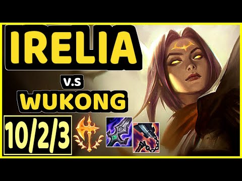 IRELIA vs WUKONG - 10/2/3 KDA TOP CHALLENGER GAMEPLAY - EUW