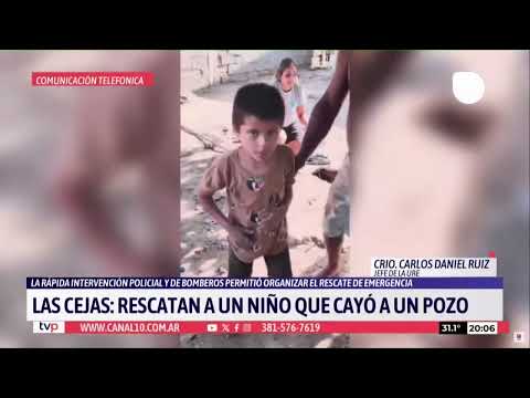 Dramático rescate en Tucumán: salvan a un niño de 8 años que cayó en un pozo