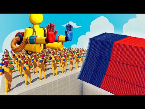 200x PLAYER(POPPY PLAYTIME) + 1x GIANT vs EVERY GOD - Totally Accurate Battle Simulator TABS