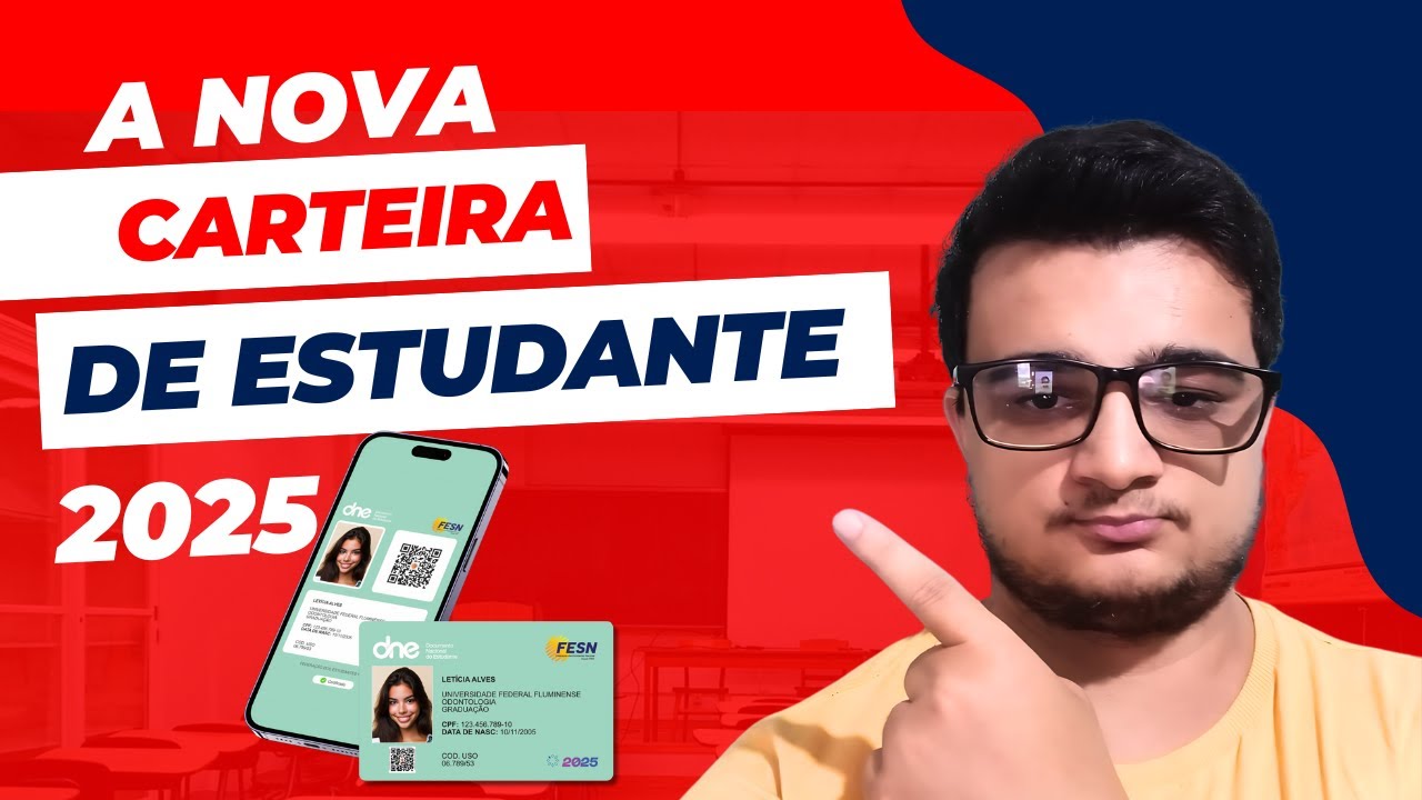 COMPLETO! COMO TIRAR A CARTEIRA DE ESTUDANTE DIGITAL 2025