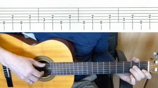 In the Hall of the Mountain King - Grieg - Guitar Accompaniment - Guitar duet + TAB Guitar lesson