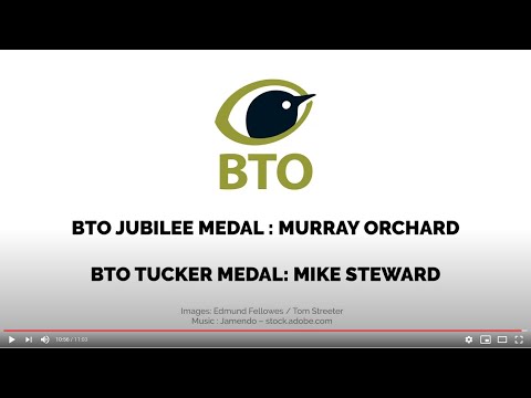 BTO Jubilee and Tucker Medals Announced for 2020