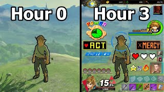 Zelda Breath of the Wild Speedrun, but every 5 minutes the HUD gets worse