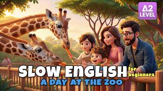 A Day at the Zoo with My Family | Easy English Listening Story (A2 Level)
