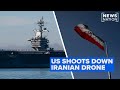 US shoots down Iranian drone in Arabian Sea | NewsNation Live