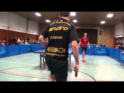Ehret vs Meinel 4 Effeltrich vs Holzhausen 20151107 Tischtennis Regionalliga 14