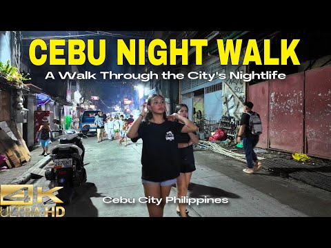 This is What CEBU Looks Like After Dark [4K] 🇵🇭