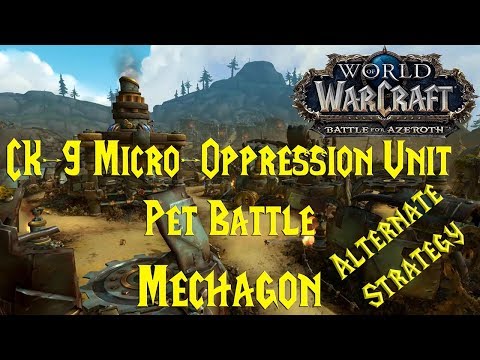 CK-9 Micro-Oppression Unit - Alternate Pet Battle Strategy Guide - WoW BFA 8.2