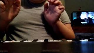 slow-mo piano and pins