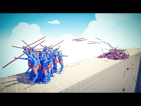 Ranged Units Attack Fast VS Skeleton Warrior Army - TABS Bug DLC