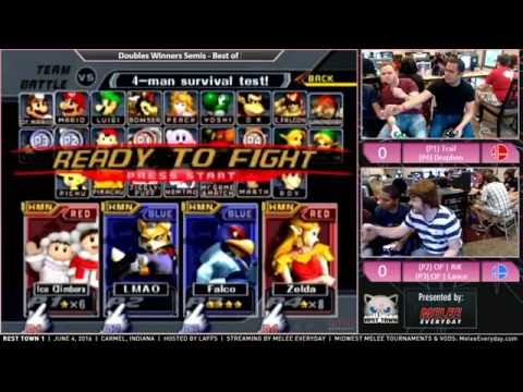 Rest Town 1 - IX | Trail & Drephen vs. OP | RiK & OP | Lance - SSBM - Doubles WS