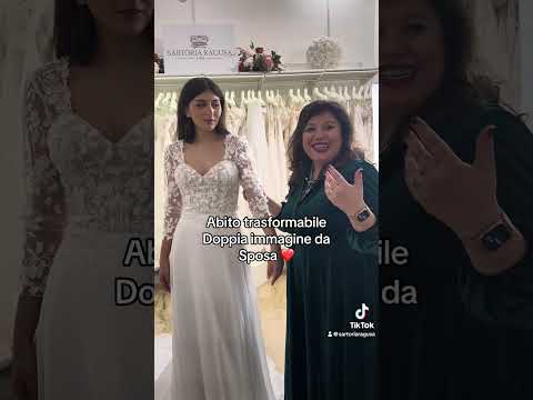Abito da sposa trasformabile