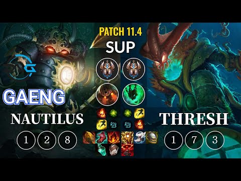 DFM Gaeng Nautilus vs Thresh Sup - KR Patch 11.4