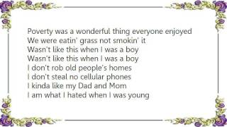 Ian Hunter - I Am What I Hated When I Was Young Lyrics