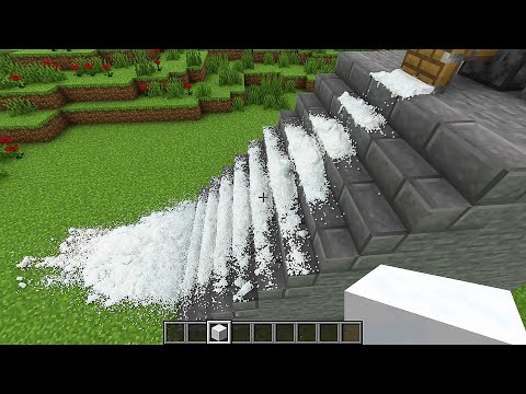 realistic snow in minecraft