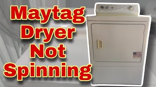 How to Know Why Your Maytag Dryer Is Not Spinning | Model #SDE305DAYW