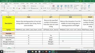 Download the video "TEXT Functions in MS EXCEL (UPPER, LOWER, PROPER, LEN, TRIM, FIND, LEFT, MID, RIGHT, CONCAT, EXACT)"