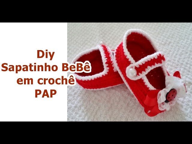 sapatinho de croche de bebe facil
