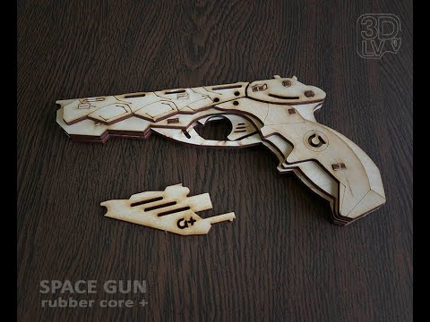 Пошаговая сборка резинкострела Space gun rubber core G+