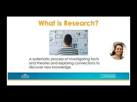 NCBTMB & MTF Free Research Webinar Series  Part II