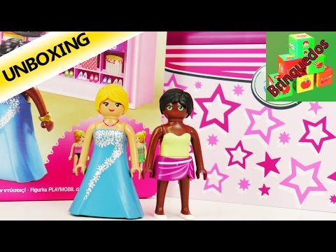 Playmobil Fashion Girls - Loja de roupas com mala para transporte